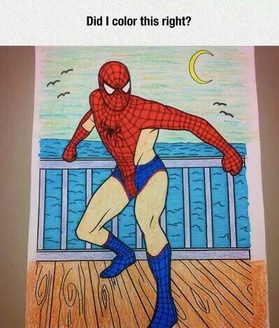 spider suit - meme