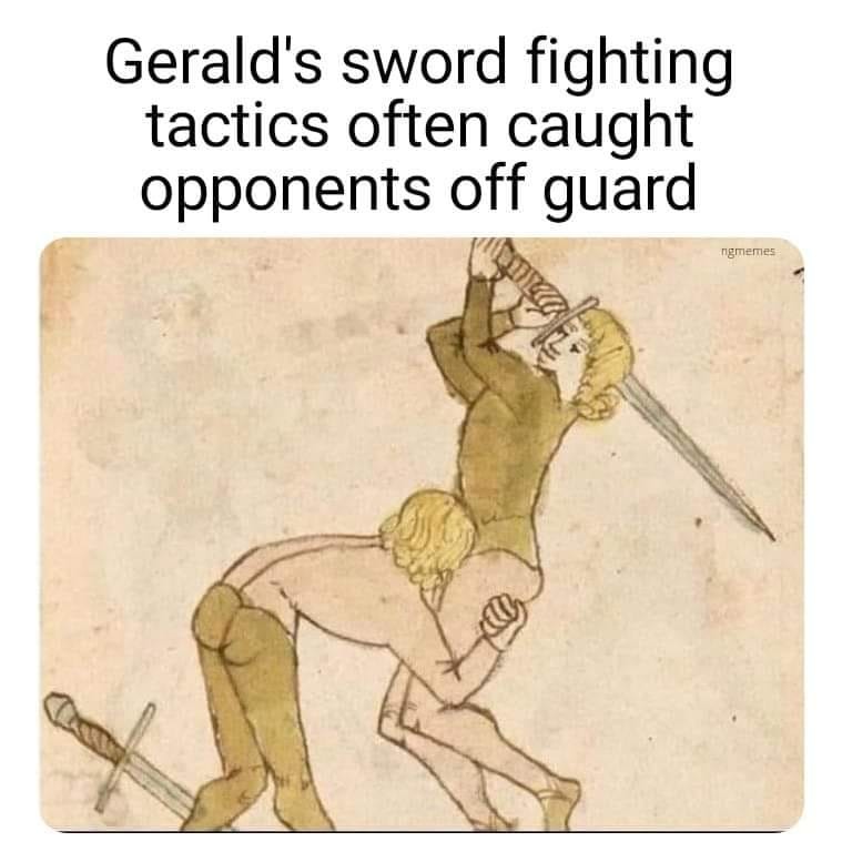 Sword Fighting - meme