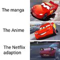 Manga vs anime vs Netflix adaptation