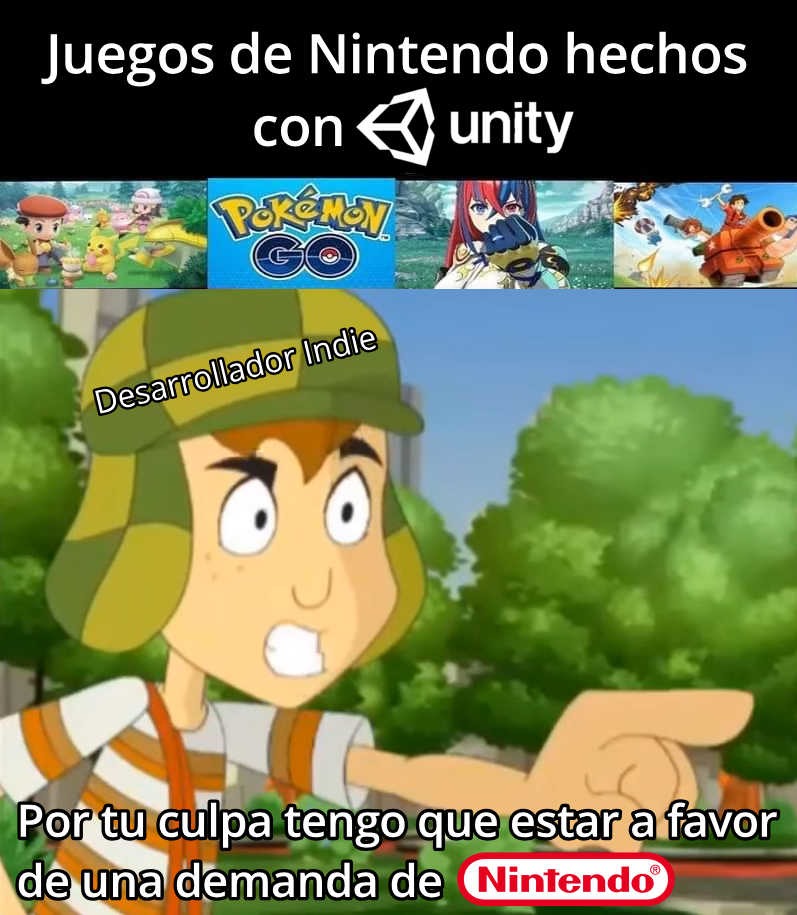 Unity se pone avaricioso - meme