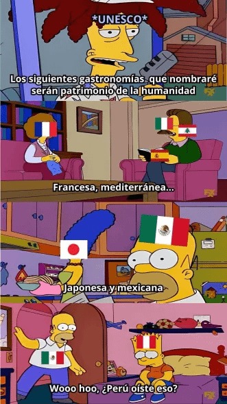 La comida peruana no es patrimonio de la humanidad gente :( - meme