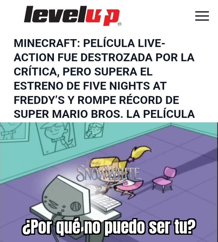 Al menos Minecraft es disfrutable, prieta nieves pues... - meme