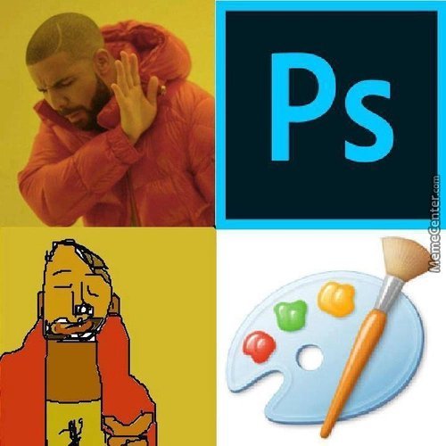 Ps vs paint - meme