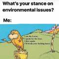What's your stance on environmental issues?