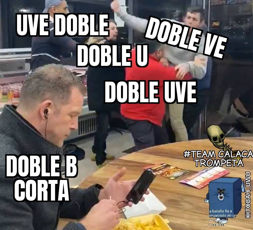 Doble b corta - meme