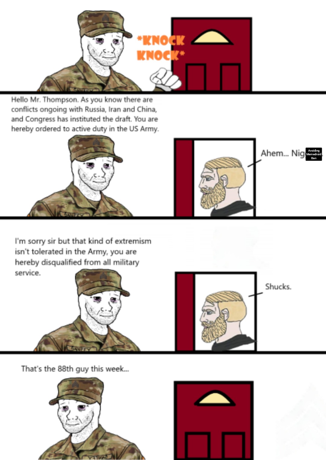 Sensitive military - meme