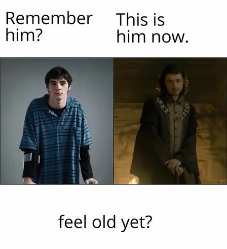 Feel old yet? House of the dragon meme