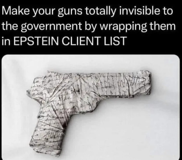 Just by having that list the government will make you invisible too! - meme