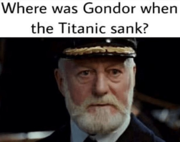 The ships were still in the harbor - meme