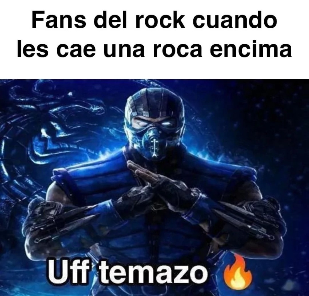 Ojala les maten con rocas los fans del rock en pleno 2025 cff - meme