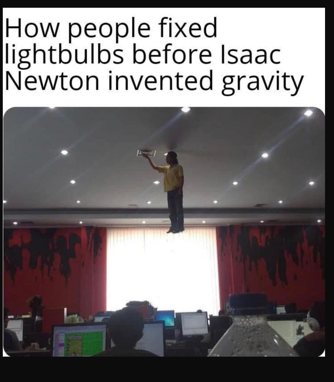 B4 gravity - meme