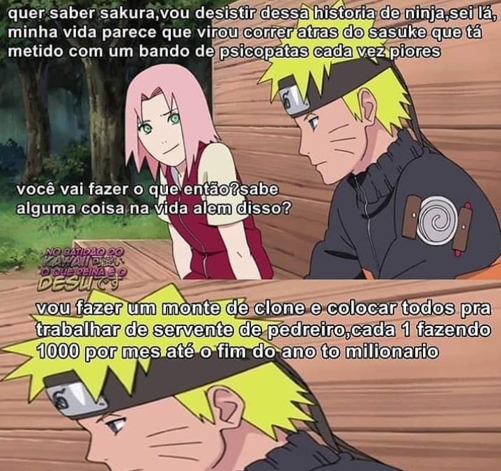 Naruto pedreiro - meme