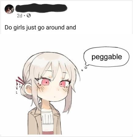 i many times have you been considered peggable - meme