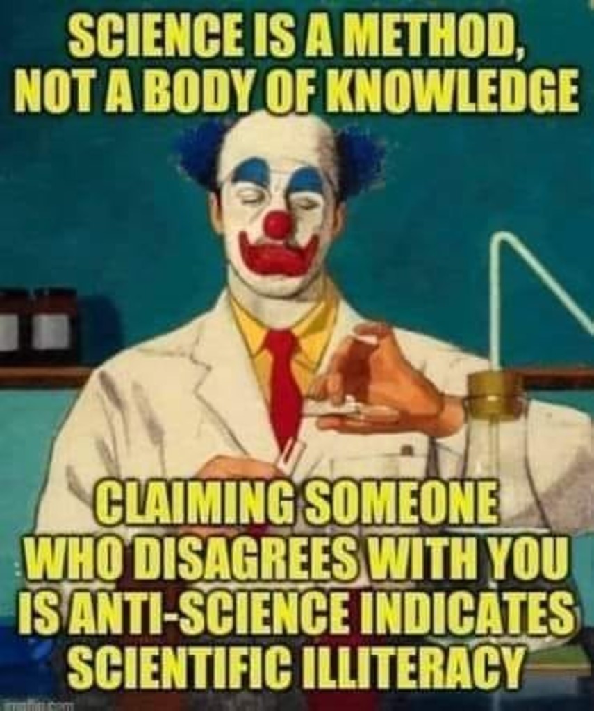 Misinformation = "only 'experts' are allowed to be wrong." - meme