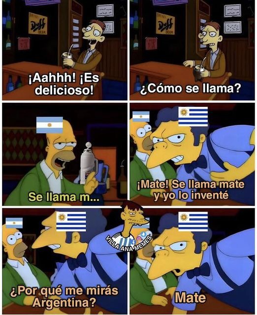 bombardeen uruguay - meme