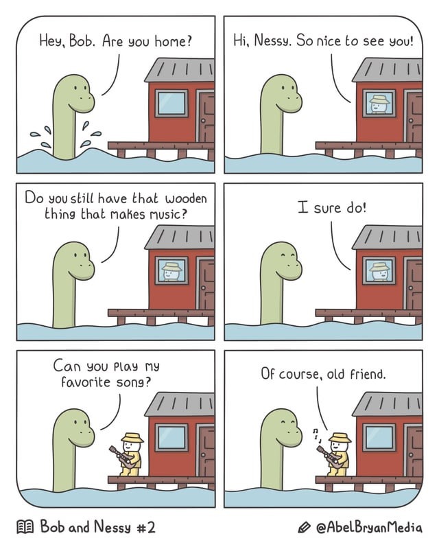Bob and nessy comic - meme
