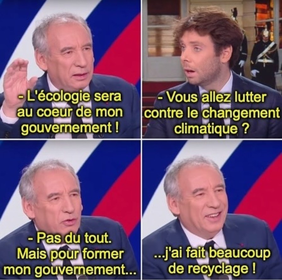 Noooon même moi je poste des memes politiques :((