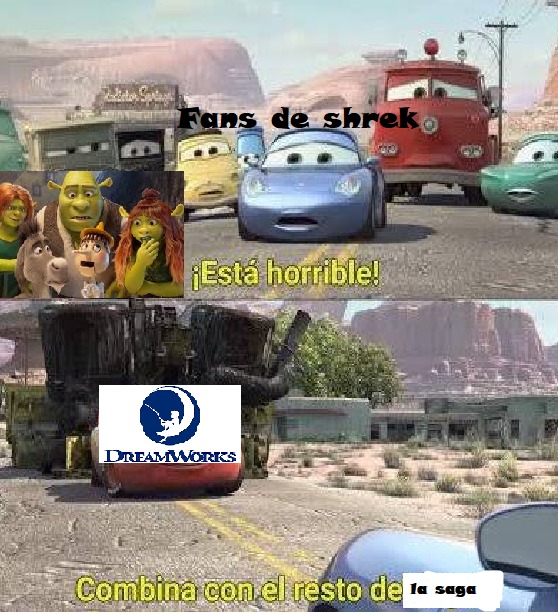 Los fans de shrek en estos momentos despues de ver el trailer de shrek 5: - meme