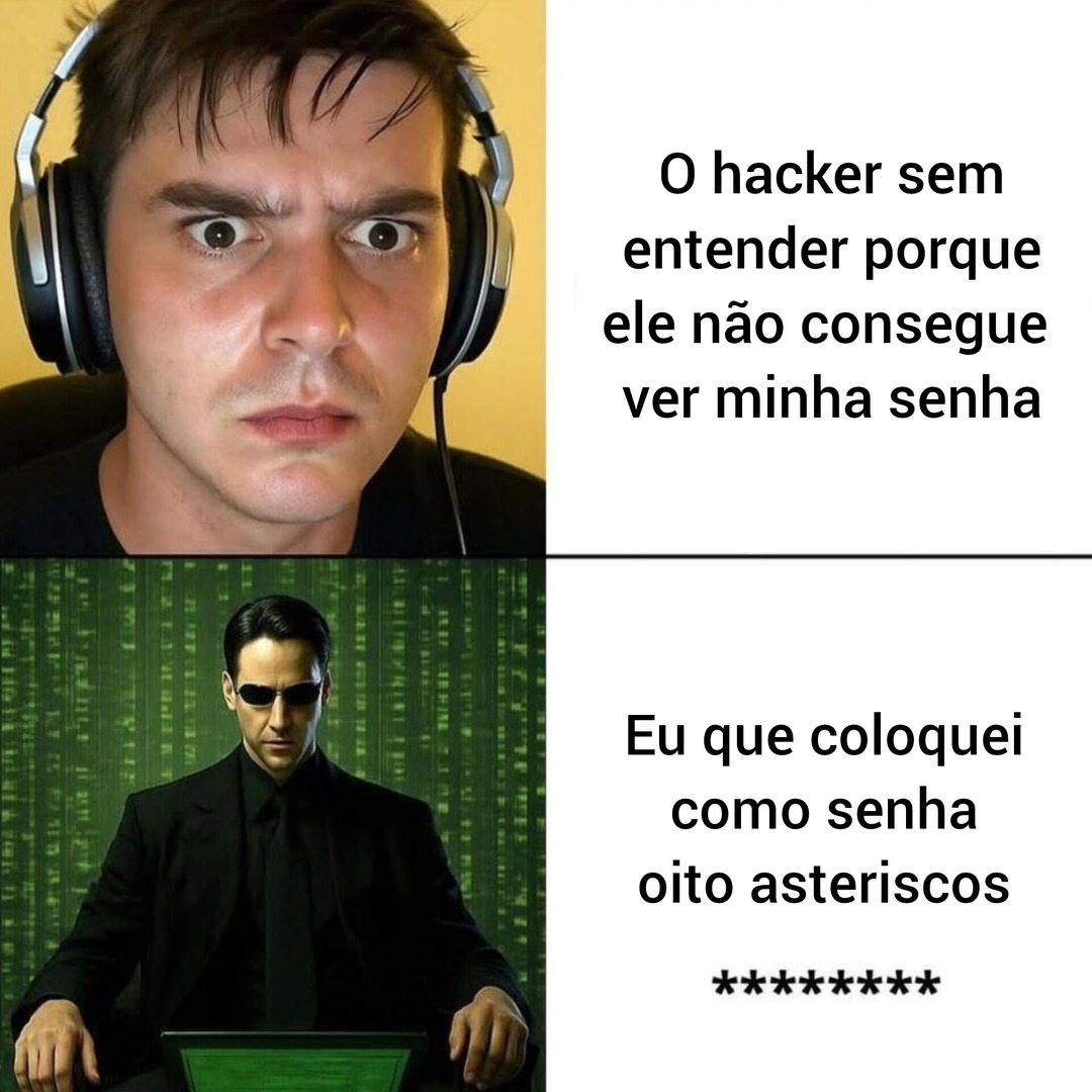 Sabedoria desbalanceada - meme