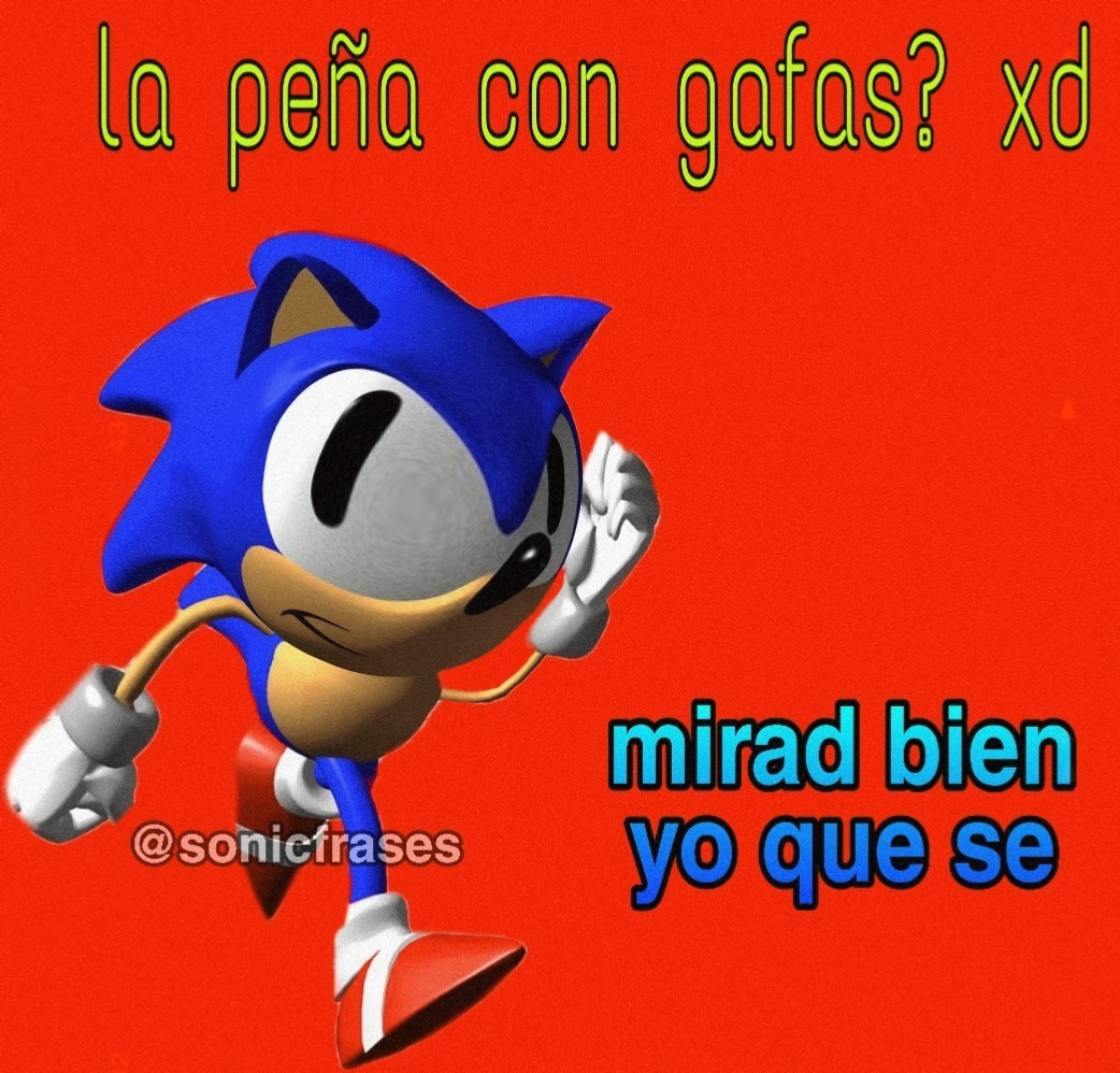 Sonic em frases aleatórias (@memesdosonicfds) / X