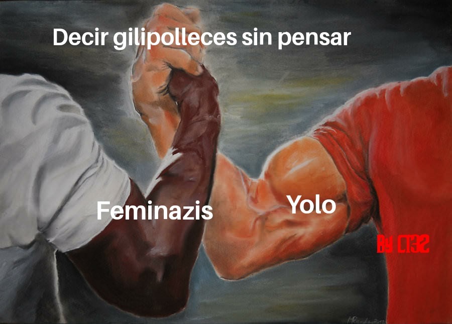 Femiputas y Yolomierda - meme
