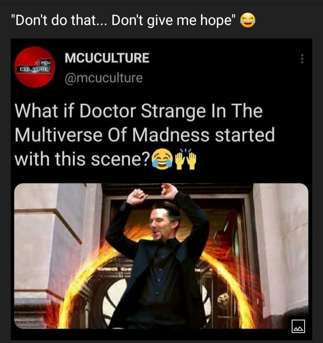 What if Dr Strange in the Multiverse of Madness started with this scene? - meme