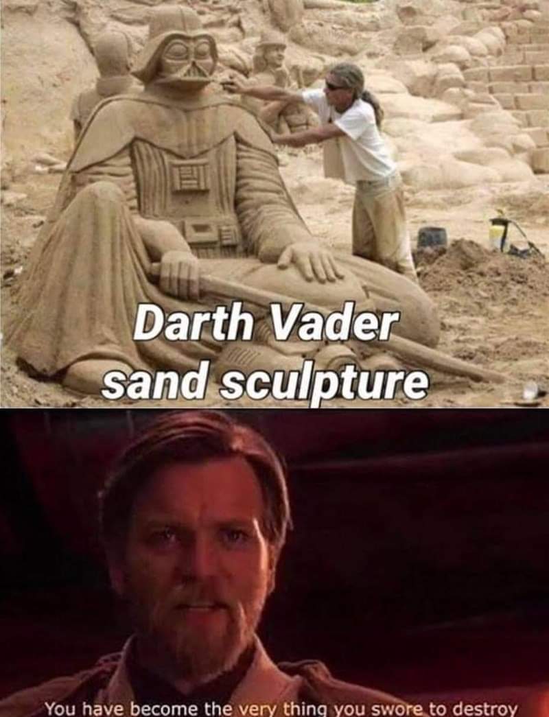 I don't like sand. It's all coarse, and rough, and irritating. And it gets everywhere - meme