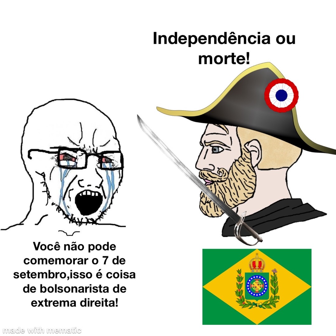 independência ou morte - meme