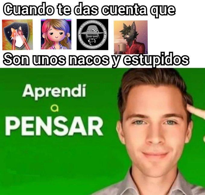 I learned to think - meme