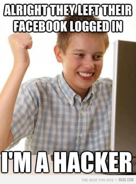 every 12 year old on facebook ever -_- - meme
