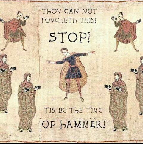 Stop! hammer time - meme