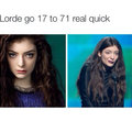 Lorde, she must be photoshoped. :O