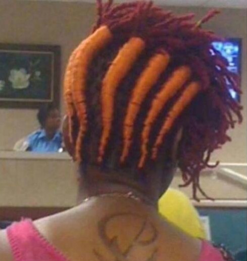 She don't carrot all what you think about her hair - meme