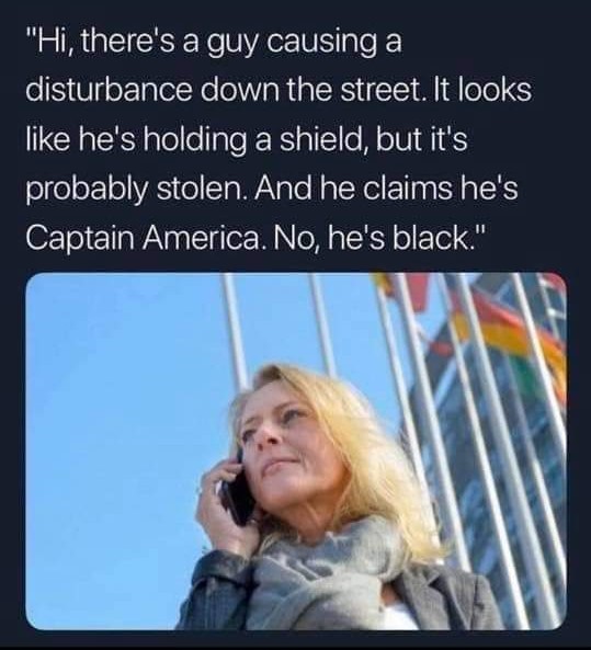 Captain black man - meme