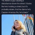 Captain black man
