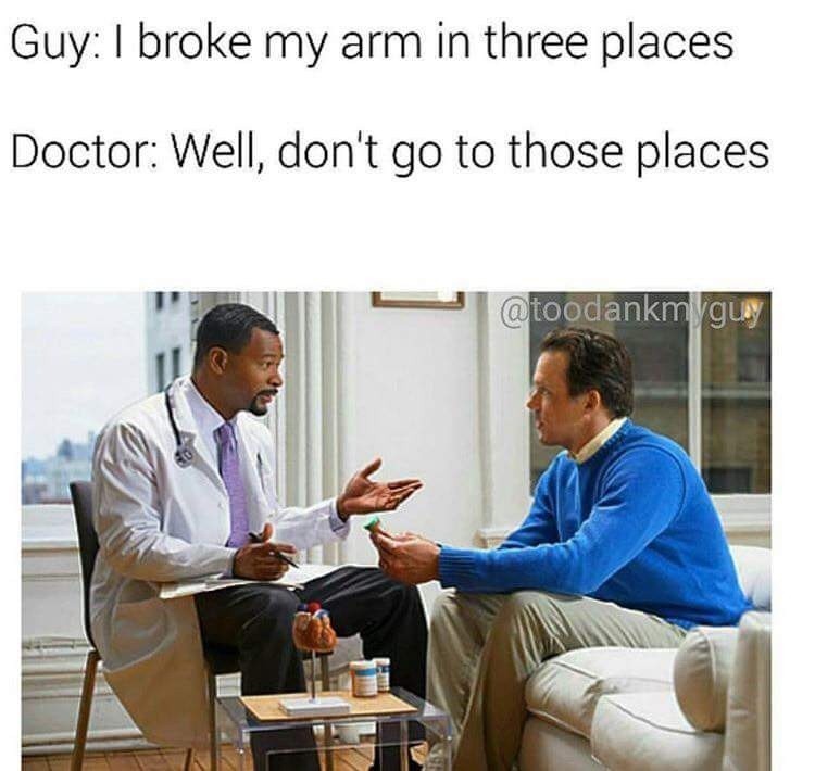 Not a doctor - meme