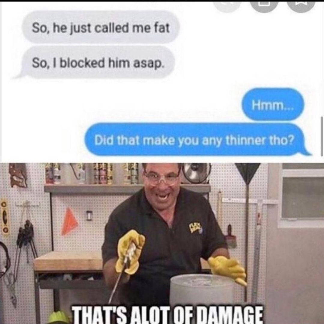 Damage - meme