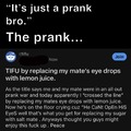 crying prank