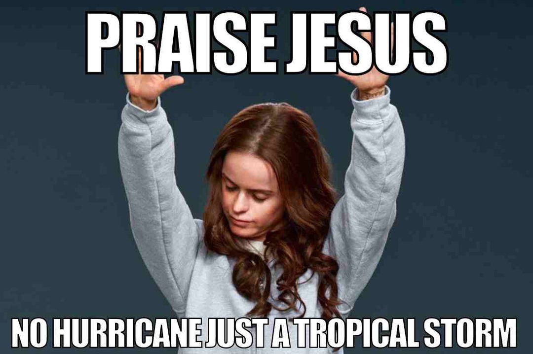 I heard tropical rain is more beautiful  - meme
