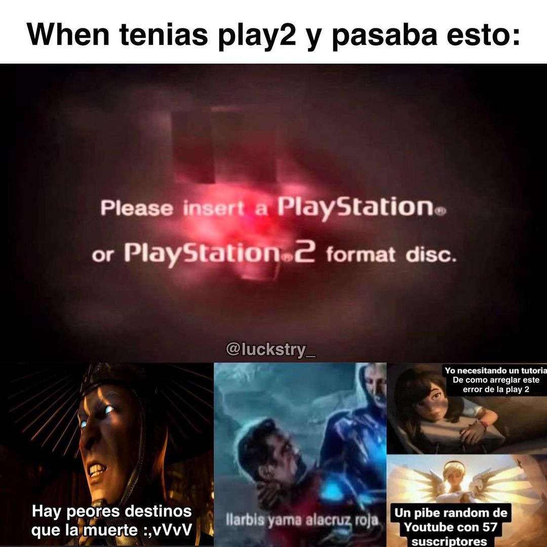 Problemas de la PS2 - meme