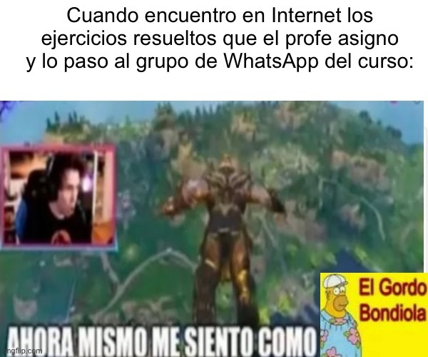 Contexto para algunos: El gordo bondiola es conocido por pasar cosas como un Qr con videojuegos gratis o libros online que usualmente tienes que pagar - meme