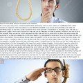 I hope it's readable. That's why he has glasses in the last pic.
