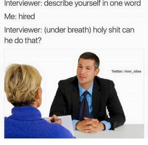 That job skill tho - meme