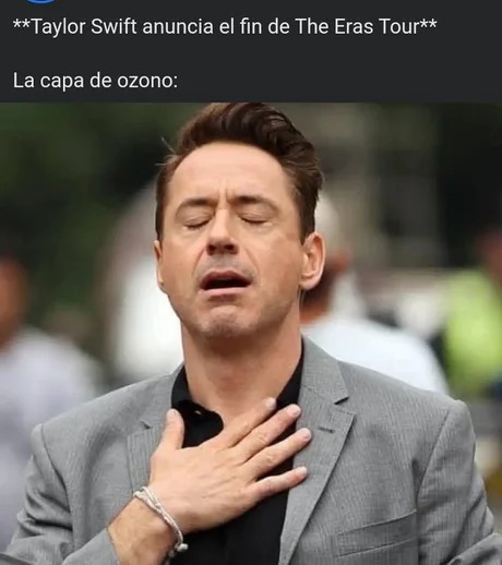 El fin del Eras Tour de Taylor Swift - meme