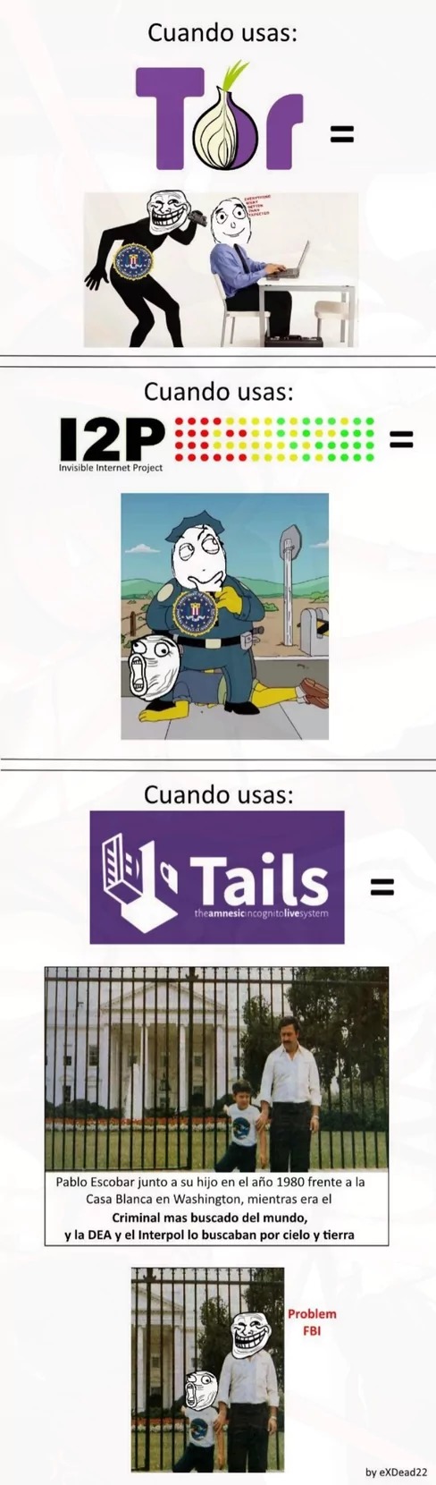 chicos, visite varios sitios de la dip gueb usando tor hagan sus preguntas - meme