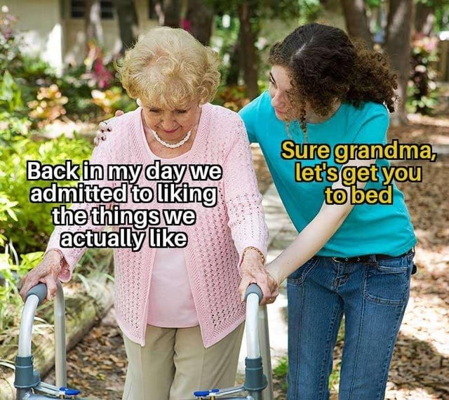 grandma intervention arc - meme