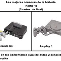 Nintendo 64 vs play 1