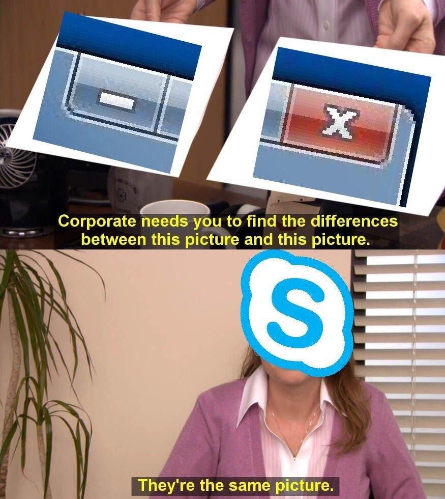 Sneaky skype - meme