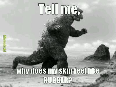 rubber monster.. - meme