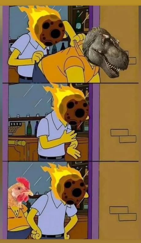 Dinosaur story - meme